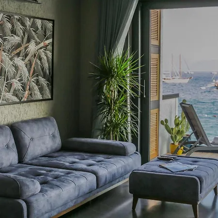 公寓 Surfer Caravan Gastro Pub Suites- Adults Only 博德鲁姆